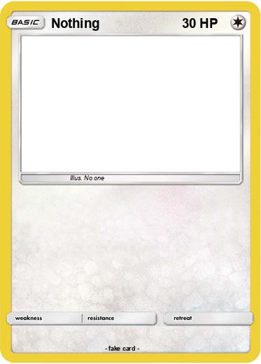 Pokemon Nothing