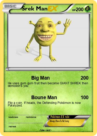Pokemon Srek Man