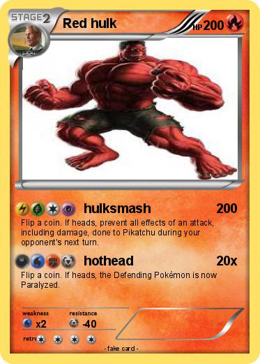 Pokemon Red hulk