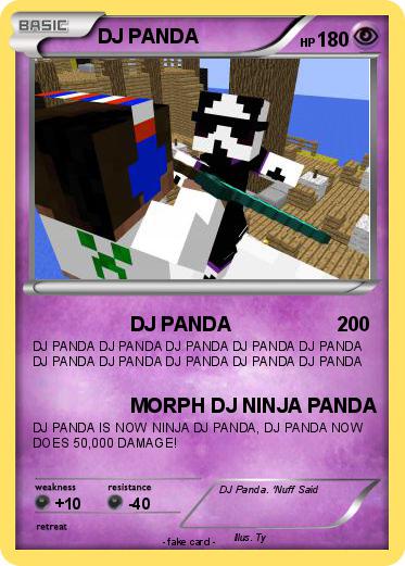 Pokemon DJ PANDA