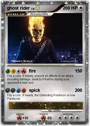 Pokemon ghost rider
