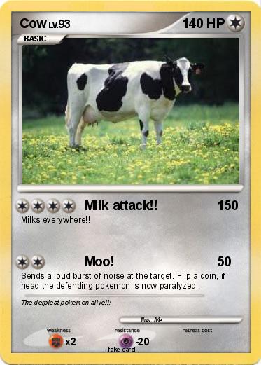 Pokemon Cow