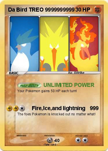 Pokemon Da Bird TREO 9999999999