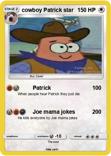 Pokemon cowboy Patrick star