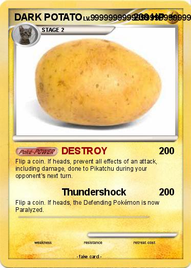 Pokemon DARK POTATO