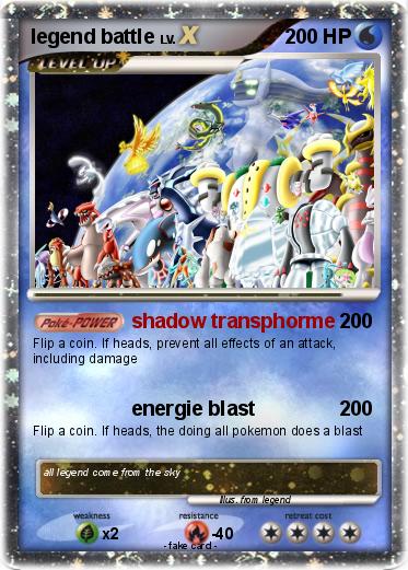 Pokemon legend battle