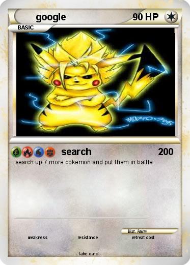 Pokemon google