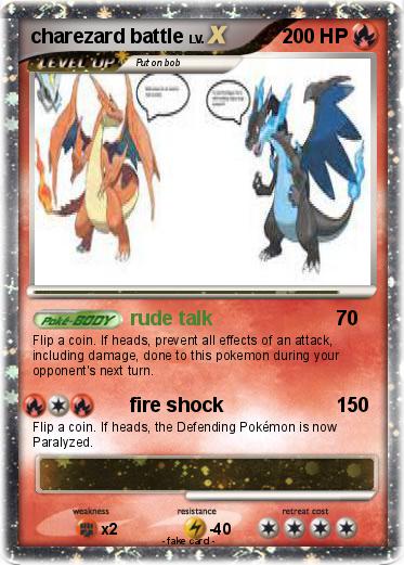 Pokemon charezard battle
