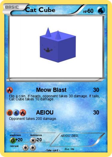 Pokemon Cat Cube