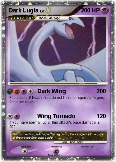 Pokemon Dark Lugia