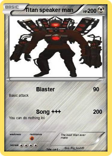 Pokemon Titan speaker man