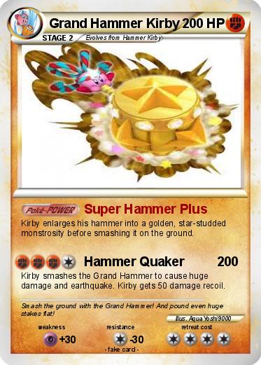 Pokemon Grand Hammer Kirby
