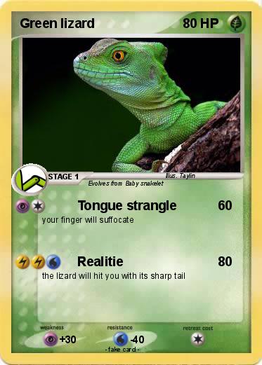 Pokemon Green lizard