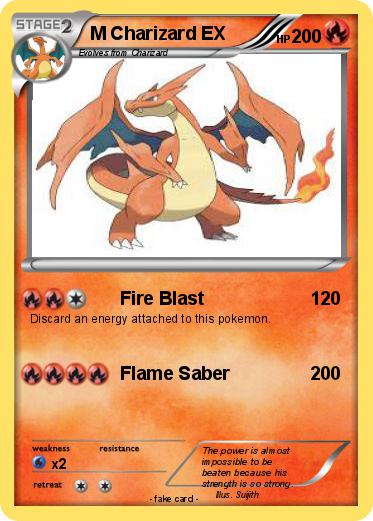 Pokemon M Charizard EX
