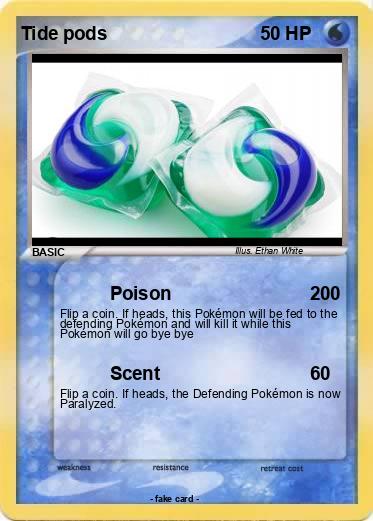 Pokemon Tide pods