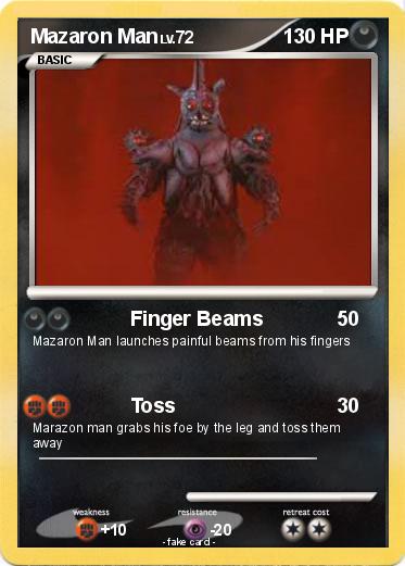Pokemon Mazaron Man