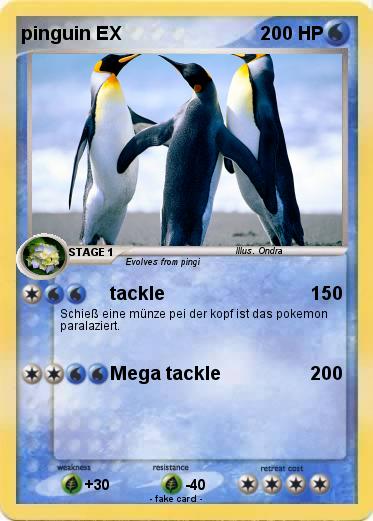 Pokemon pinguin EX