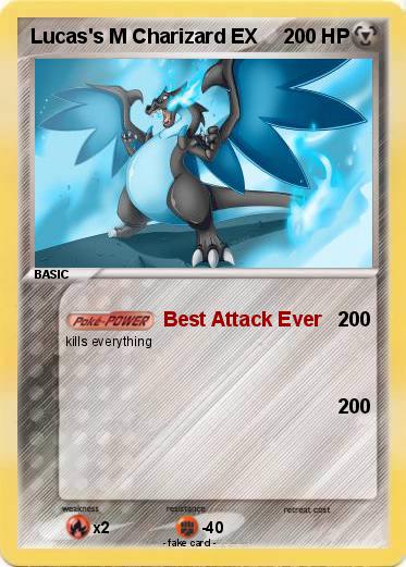 Pokemon Lucas's M Charizard EX