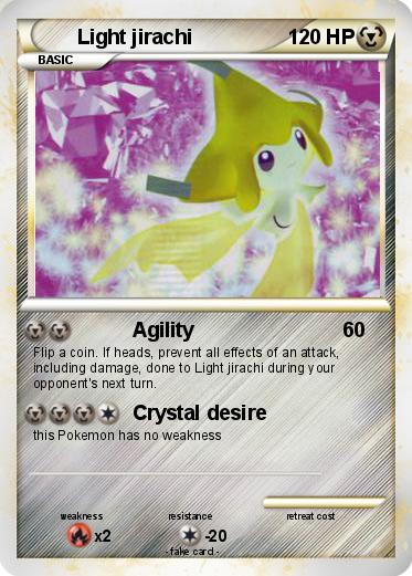 Pokemon Light jirachi