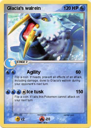 Pokemon Glacia's walrein