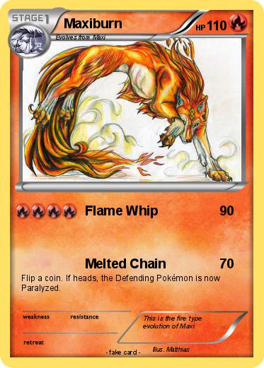 Pokemon Maxiburn