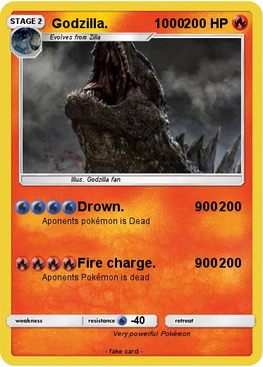 Pokemon Godzilla.             1000