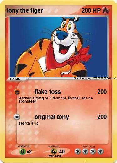 Pokemon tony the tiger