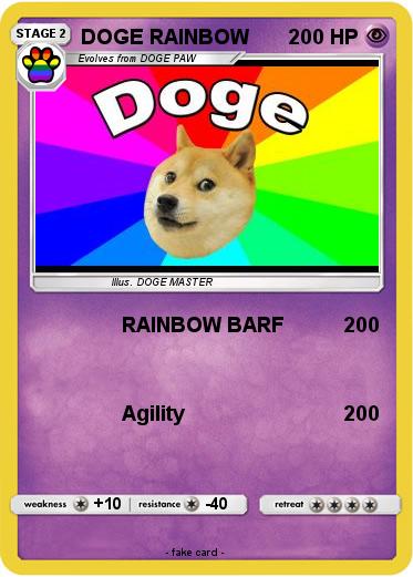 Pokemon DOGE RAINBOW