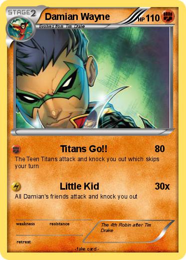 Pokemon Damian Wayne