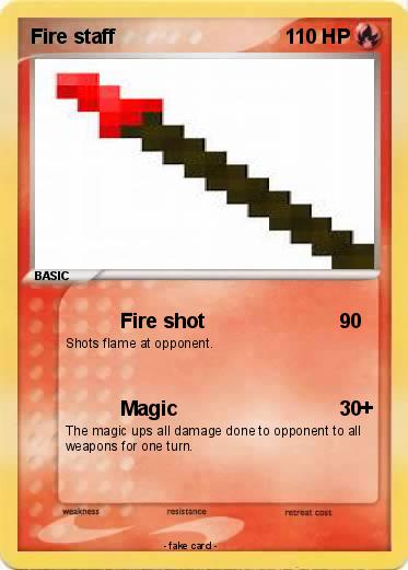 Pokemon Fire staff