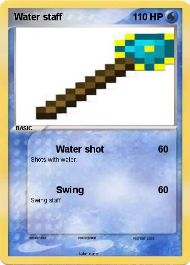 Pokemon Water staff