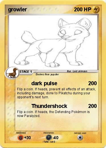Pokemon growler