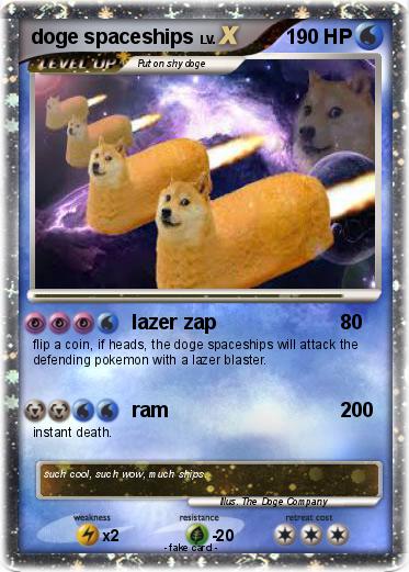 Pokemon doge spaceships