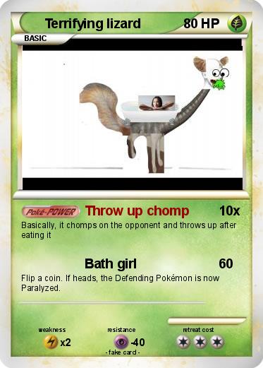 Pokemon Terrifying lizard