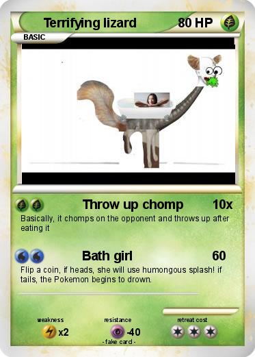 Pokemon Terrifying lizard