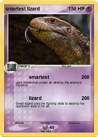 Pokemon smartest lizard