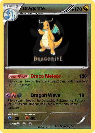pokemon gold cards mcdonalds Dragonite Pokemon Card Credit Card Credit Card Skin – Anime Town Creations