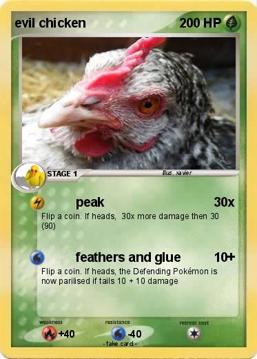 Pokemon evil chicken