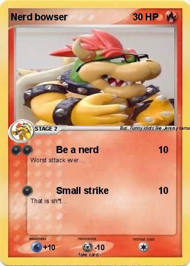 Pokemon Nerd bowser