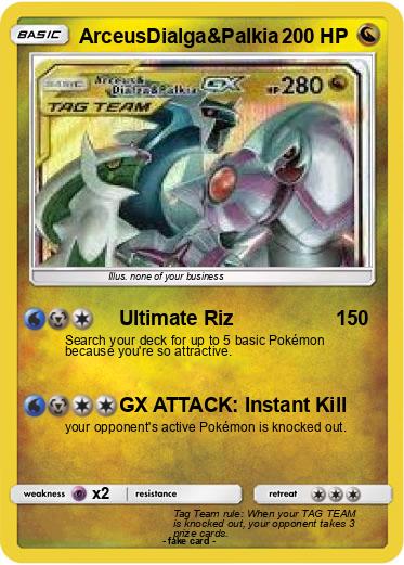 Pokemon ArceusDialga&Palkia