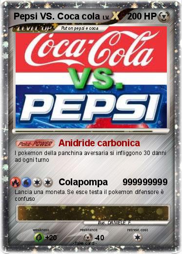Pokemon Pepsi VS. Coca cola