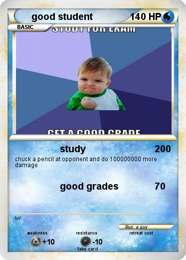 Pokemon good student