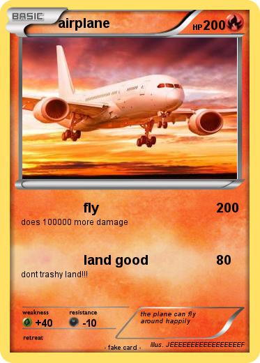 Pokemon airplane