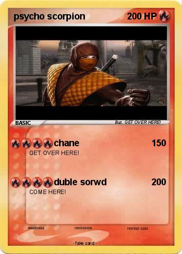 Pokemon psycho scorpion