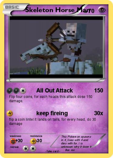 Pokemon Skeleton Horse Man