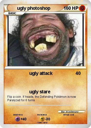 Pokemon ugly photoshop