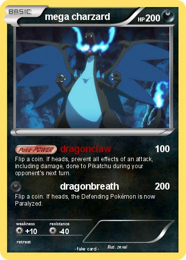 Pokemon mega charzard