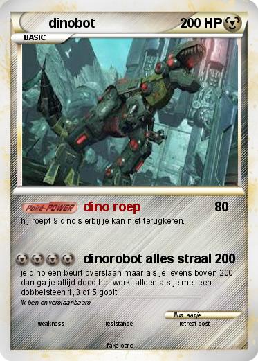 Pokemon dinobot