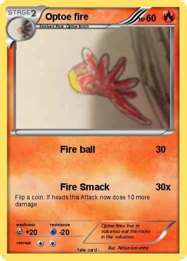Pokemon Optoe fire