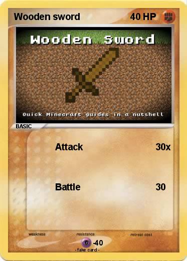 Pokemon Wooden sword